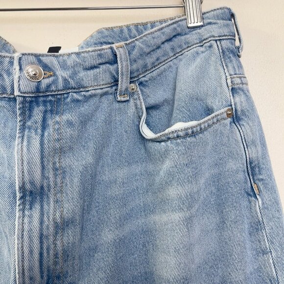 H&M Denim Blue Wide Leg Jeans - Picture 6 of 10